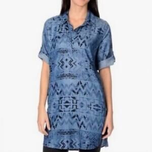 Philosophy Aztec tencel dress size large